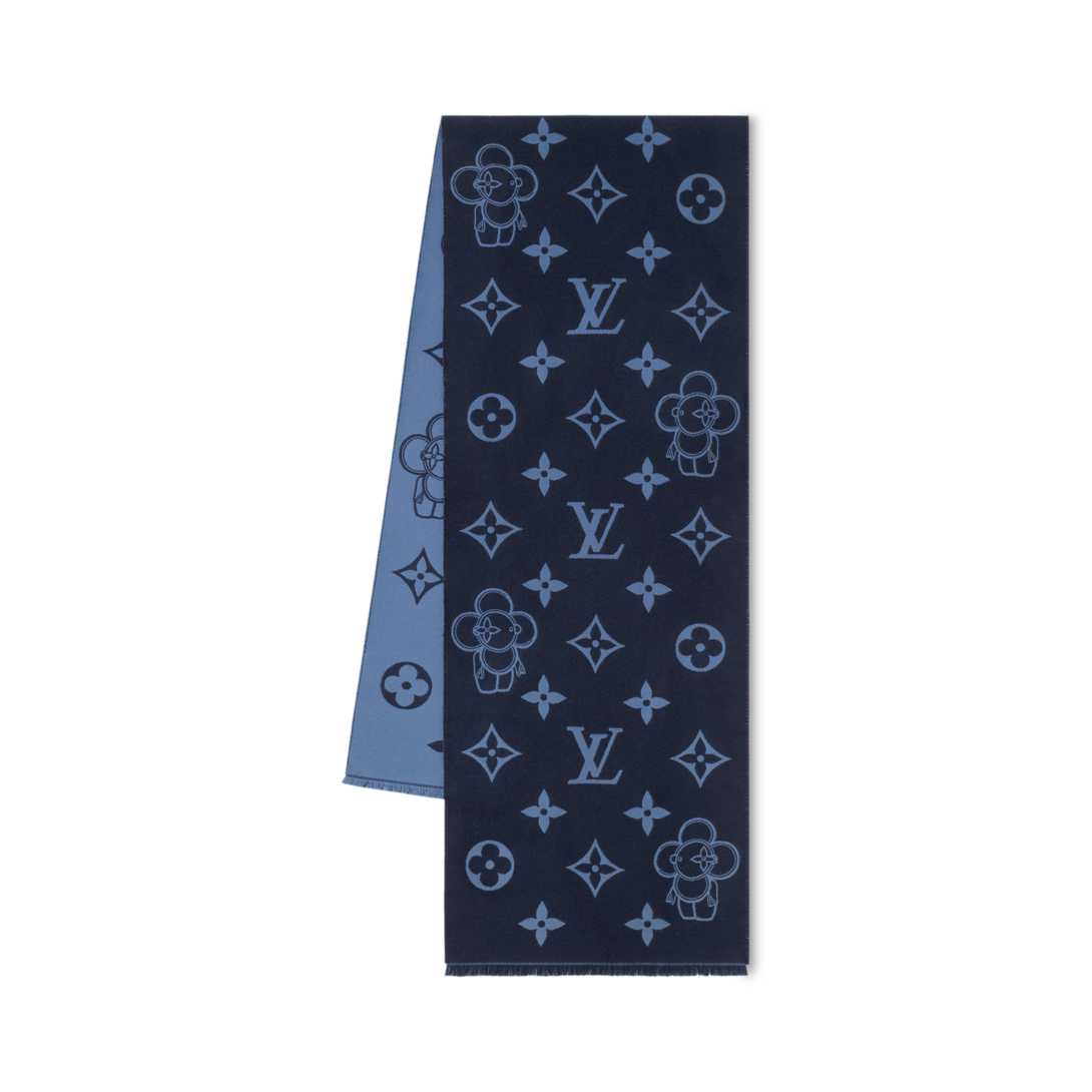 SHIN様Louis Vuitton ネイビー スカーフ Monogram Vivienne Scarf S00 - Men - Accessories | LOUIS